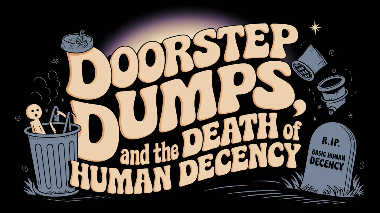 Delivery Drivers, Doorstep Dumps, and the Death of Basic Human Decency