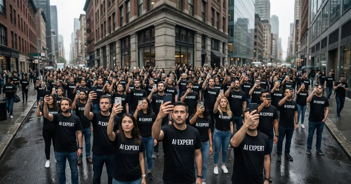 The Great AI Pivot: Everyone’s an Expert Now